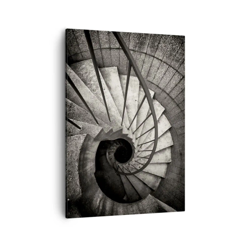 Obraz na plátne - Hore po schodoch, dole po schodoch - 50x70 cm