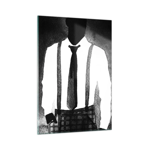 Obraz na skle - V štýle noir - 50x70 cm