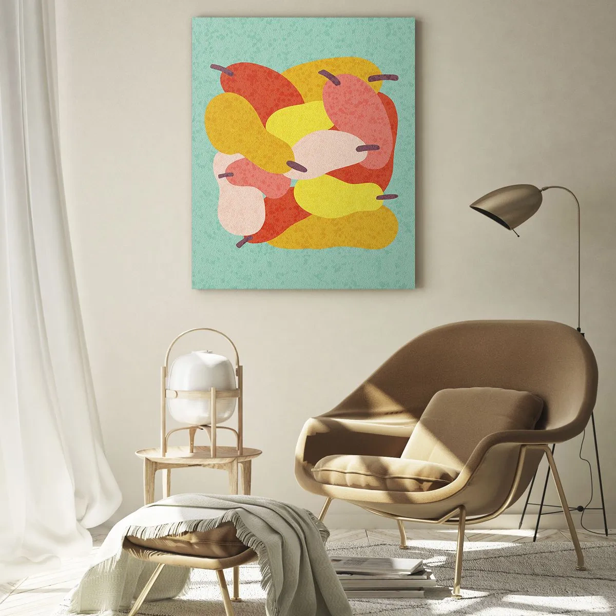 Obraz na skle - Ochutnajte letné slnko - 50x70 cm