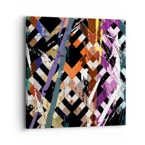 Obraz na plátne - Umocnené na druhú - 40x40 cm