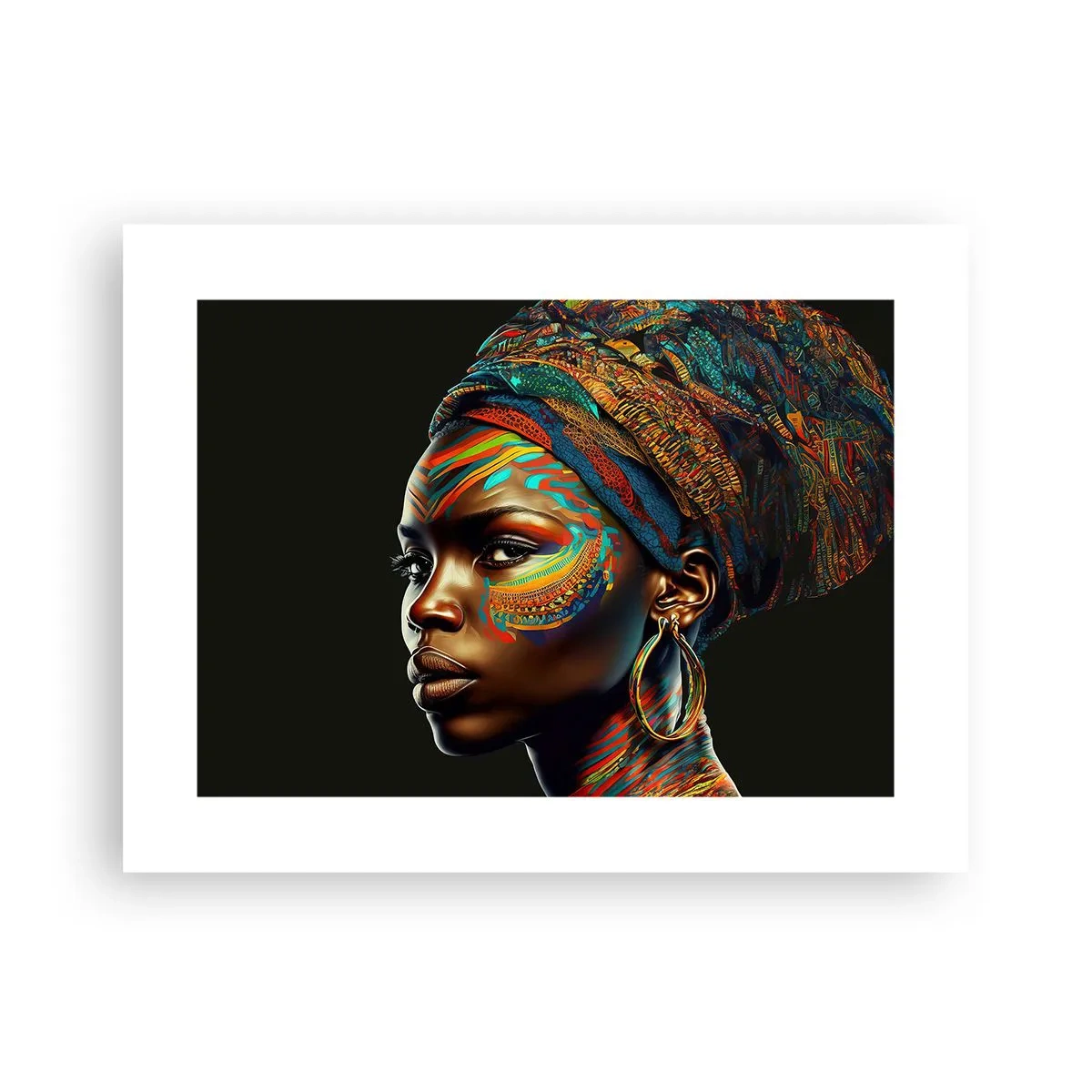 Plagát - Africká kráľovná - 40x30 cm