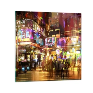 Obraz na skle - V mori svetla - 30x30 cm