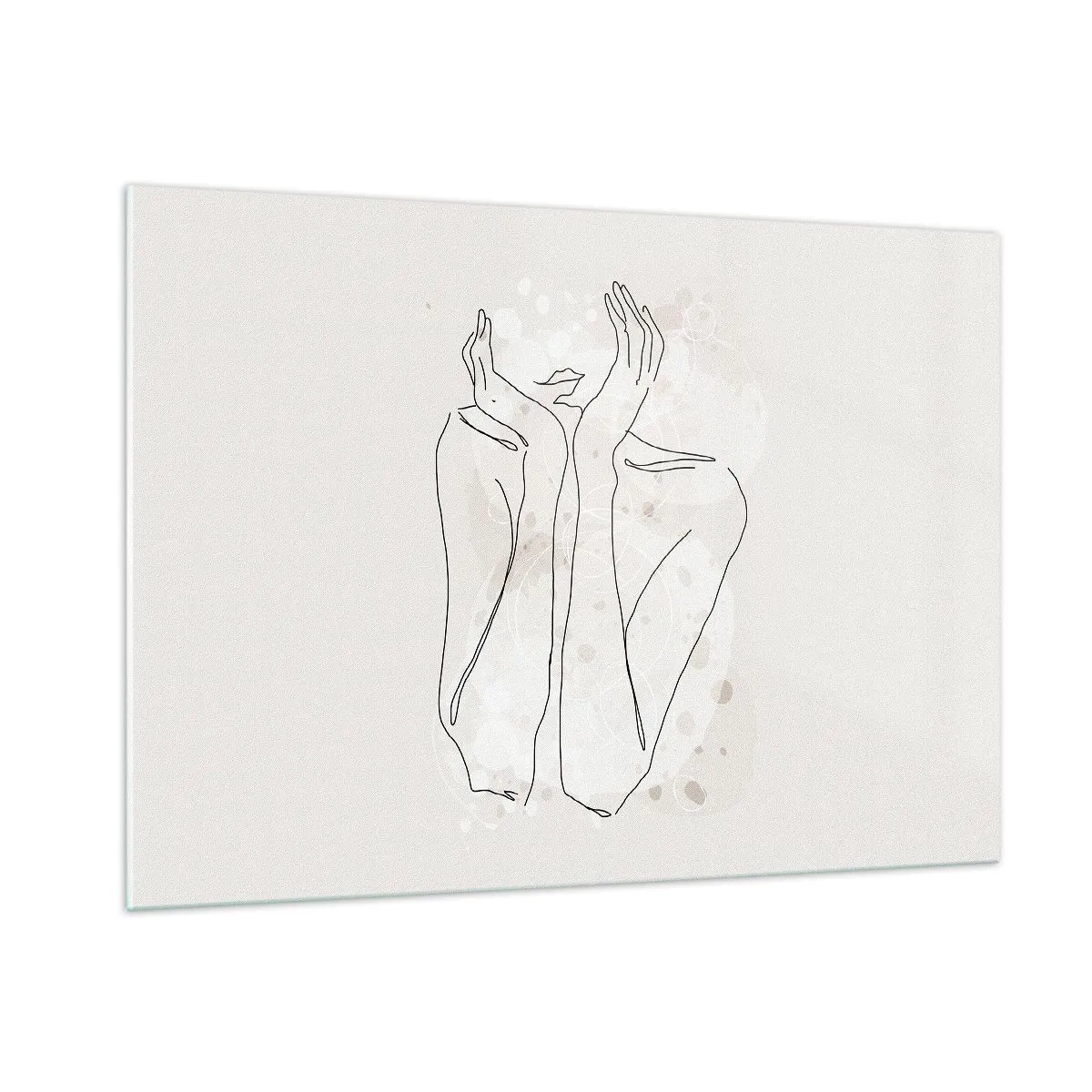 Obraz na skle - Zasnený okamih - 100x70 cm