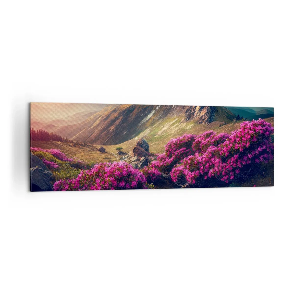 Obraz na plátne - Leto na horách - 160x50 cm