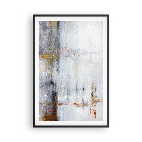 Plagát v čiernom ráme - Za závojom vzduchu - 61x91 cm