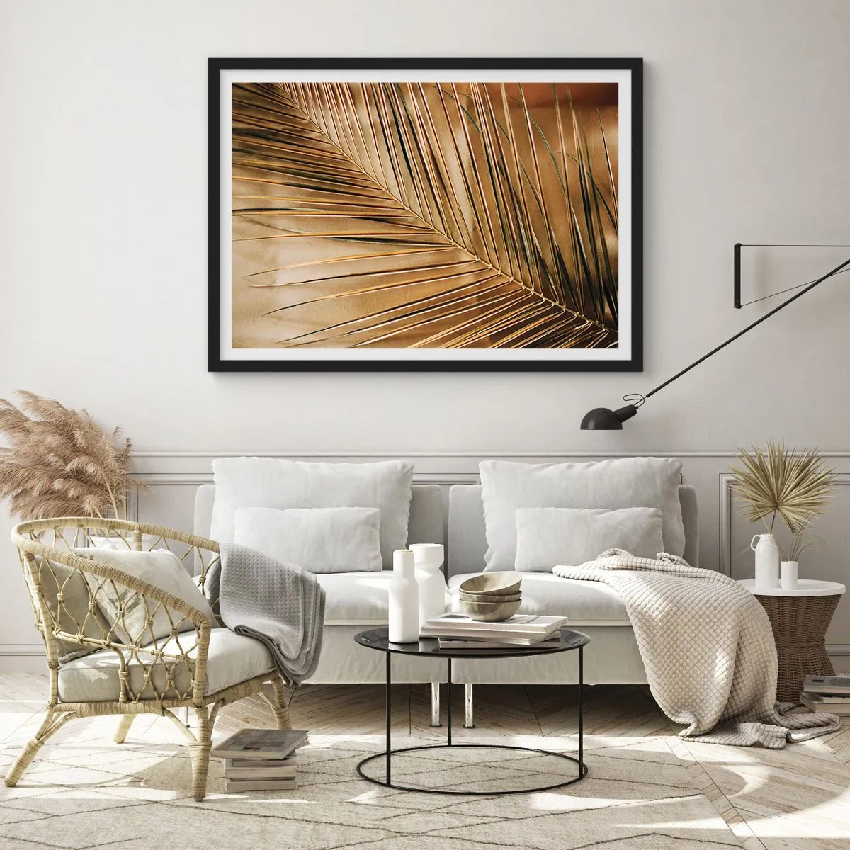 Plagát v čiernom ráme - Prírodná kolonáda - 91x61 cm