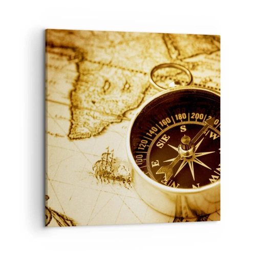 Obraz na plátne - Na východ alebo na západ? - 50x50 cm