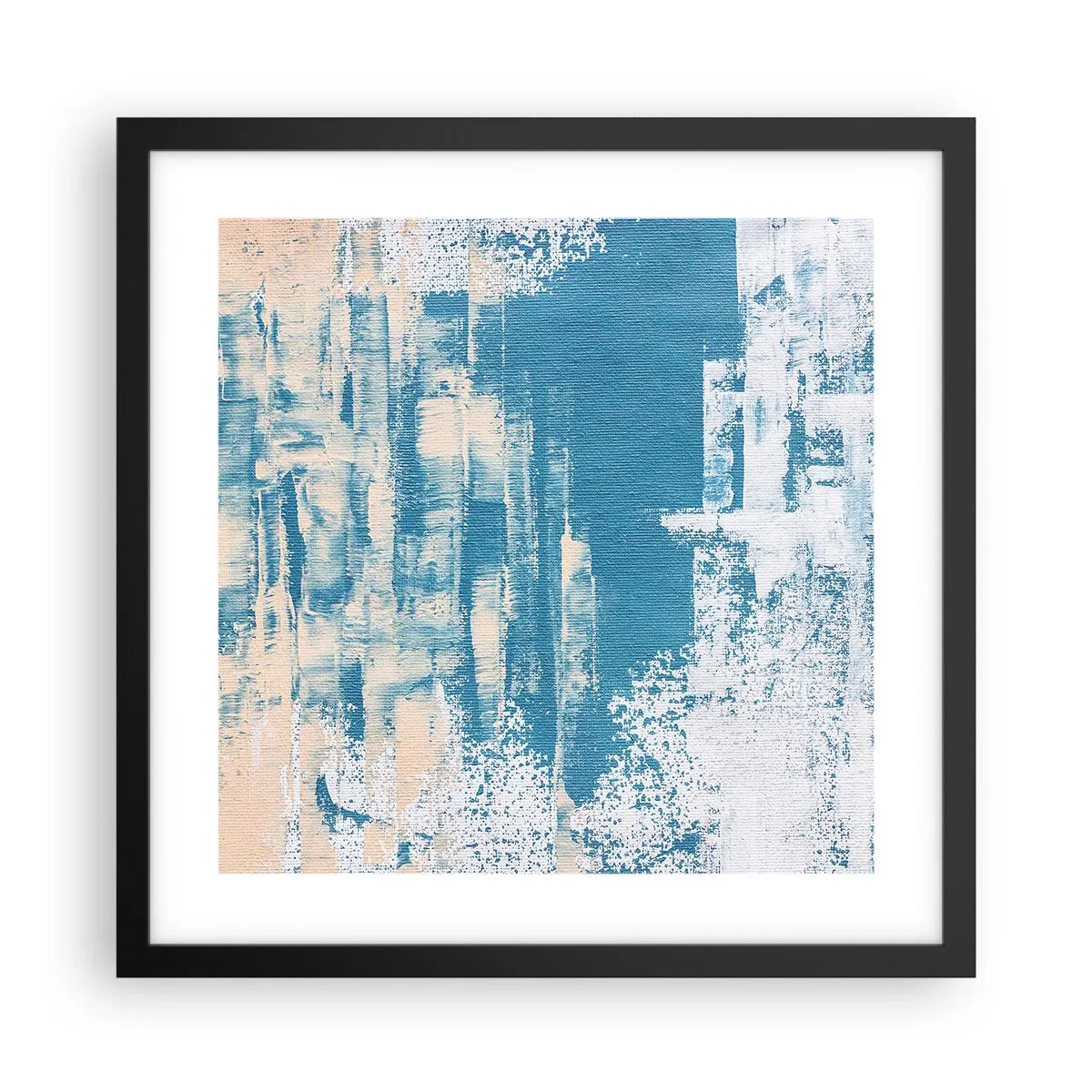 Plagát v čiernom ráme - Cez cencúľ - 40x40 cm