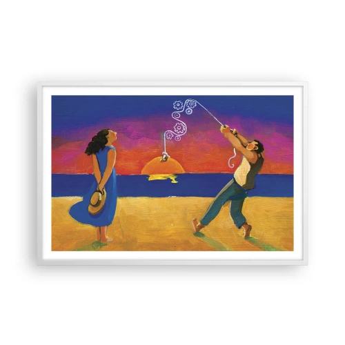 Plagát v bielom ráme - Viac ako hviezda z neba - 91x61 cm