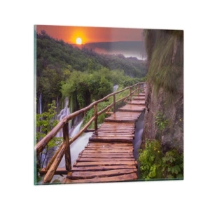 Obraz na skle - Neuveriteľná krása - 30x30 cm