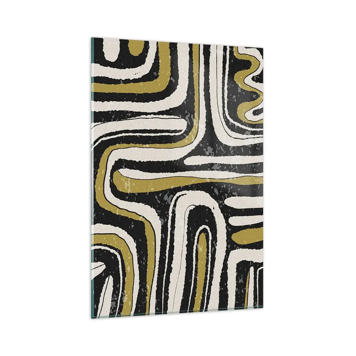 Obraz na skle - Kompozícia: trakty a uličky - 80x120 cm