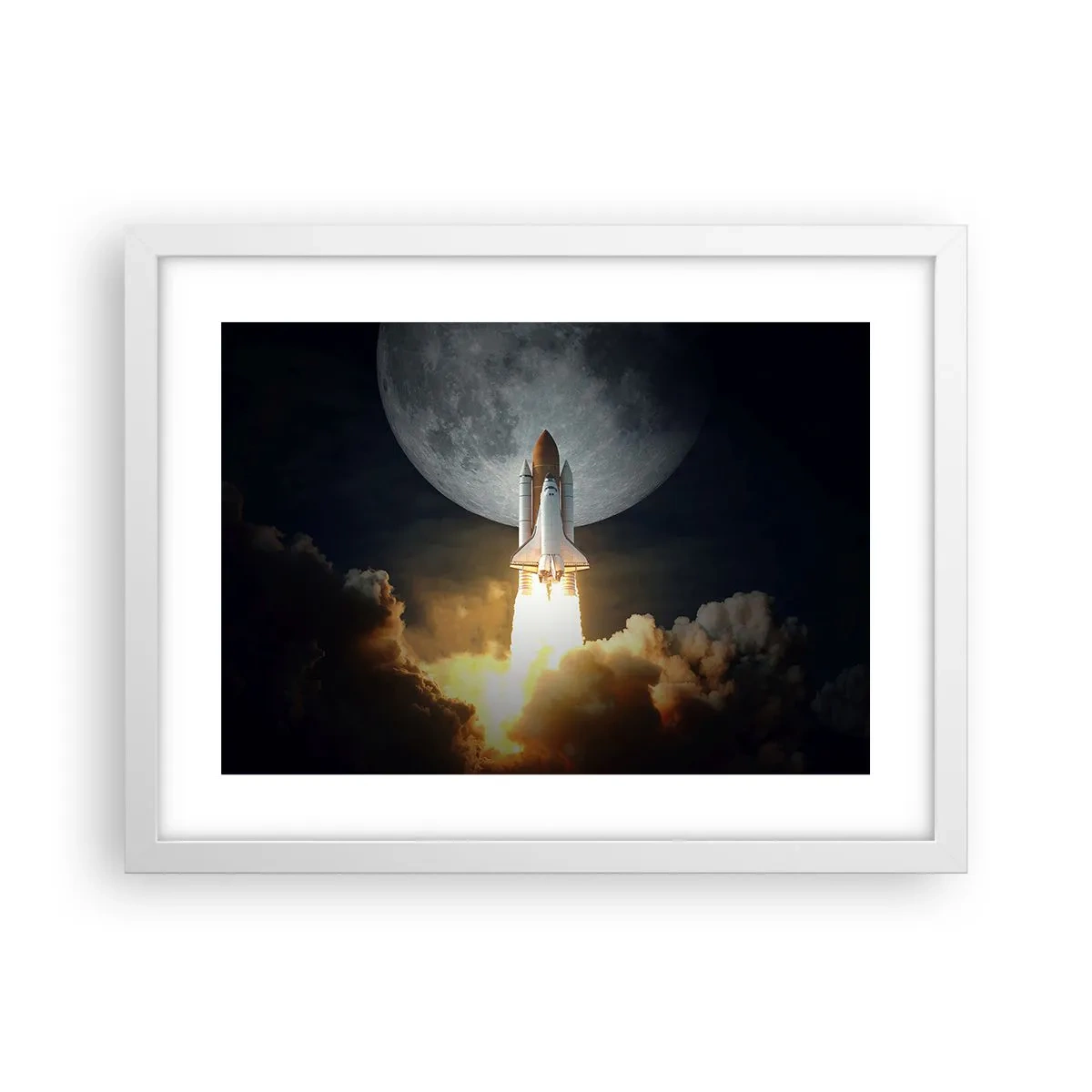 Plagát v bielom ráme - Začiatok nadprirodzeného dobrodružstva - 40x30 cm