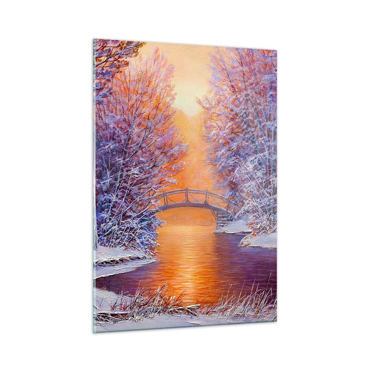 Obraz na skle - Stretneme sa tu - 50x70 cm