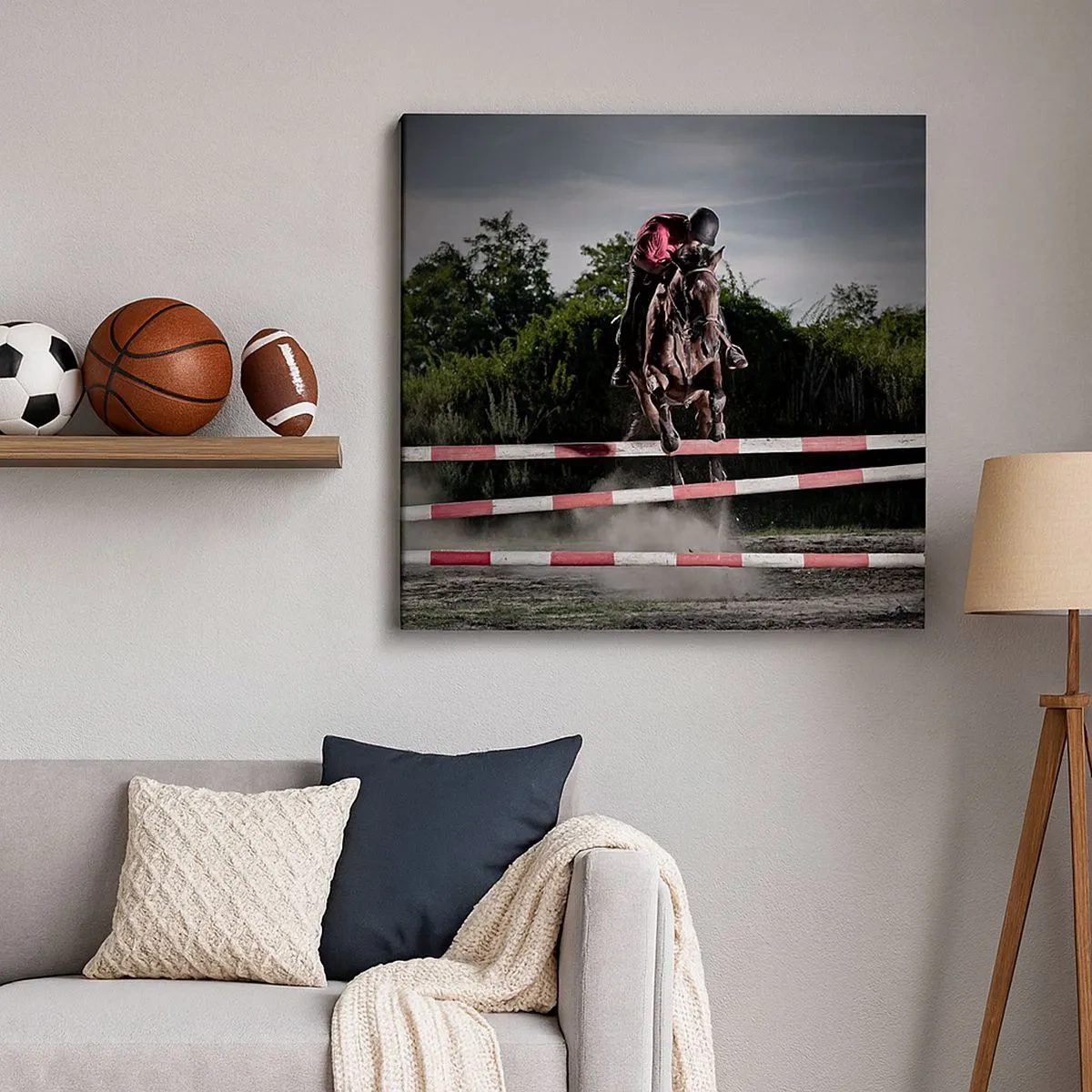 Obraz na plátne - Spoločne pre víťazstvo - 30x30 cm