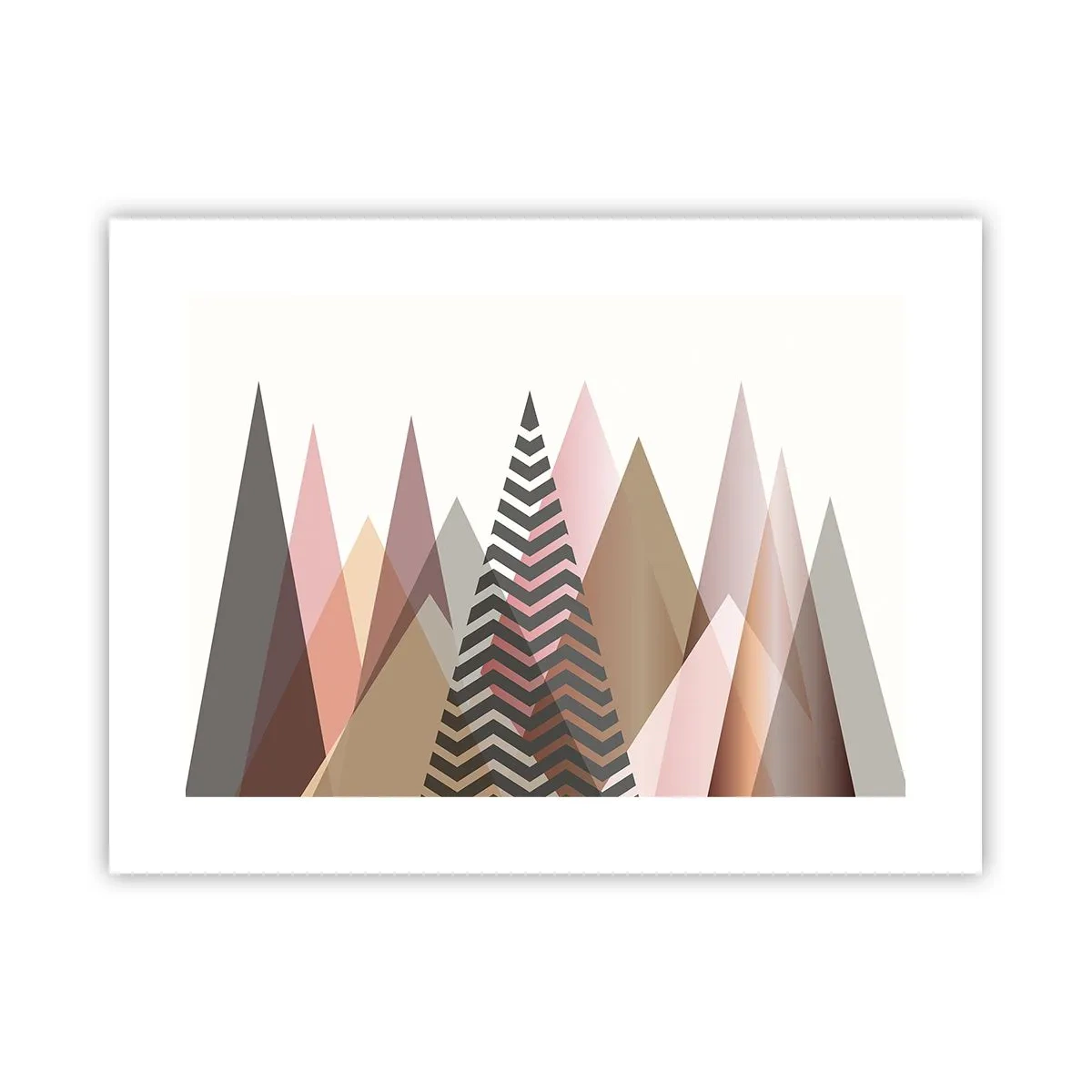 Plagát - Pyramidálny pohľad - 40x30 cm