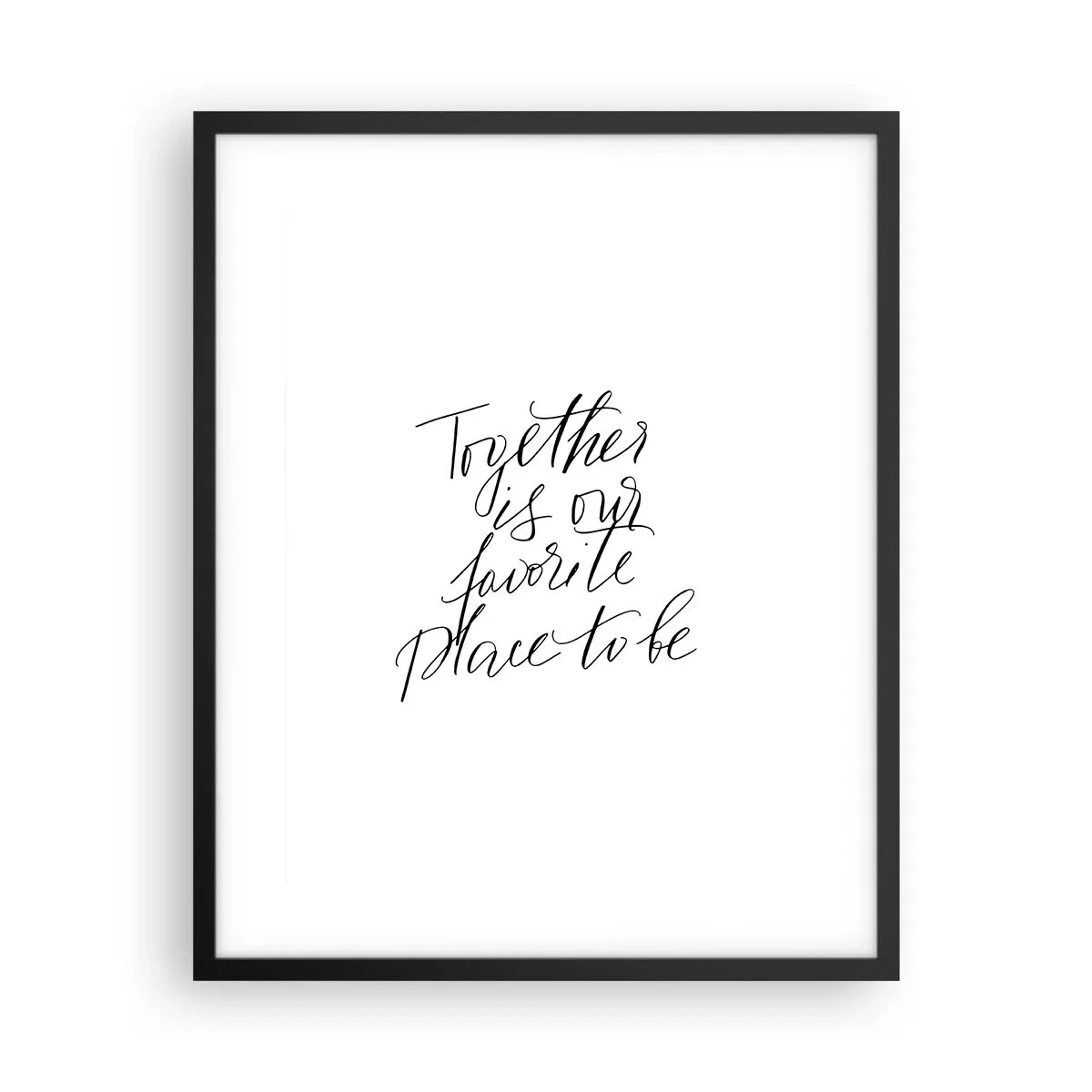 Plagát v čiernom ráme - Cítite to tiež? - 40x50 cm