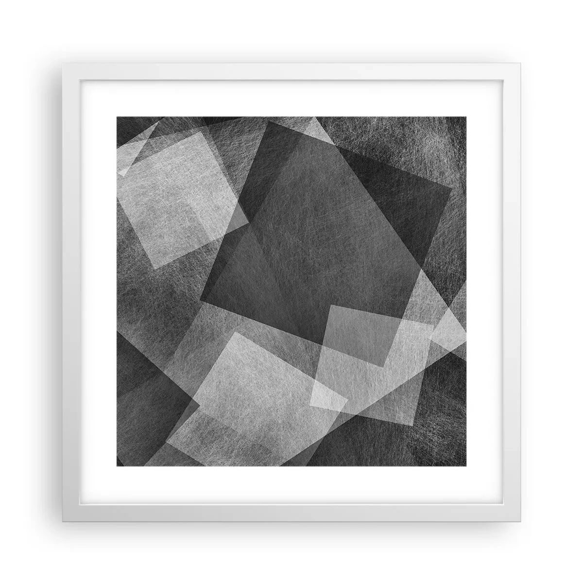 Plagát v bielom ráme - Odveký symbol trvalosti a poriadku - 40x40 cm