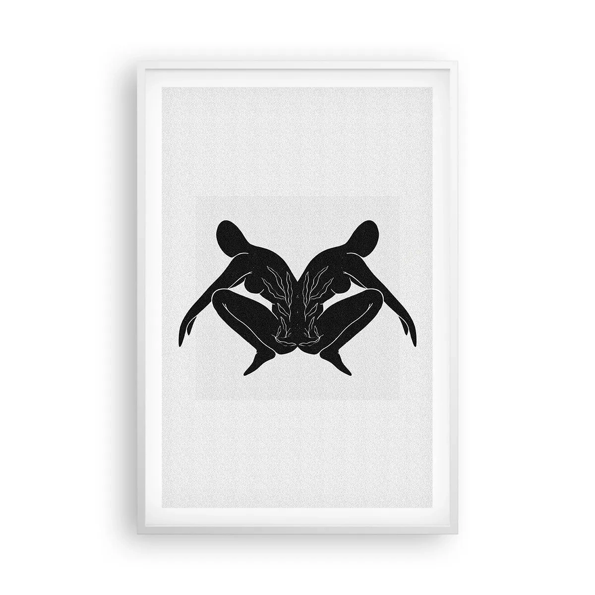 Plagát v bielom ráme - Spoločná duša - 61x91 cm