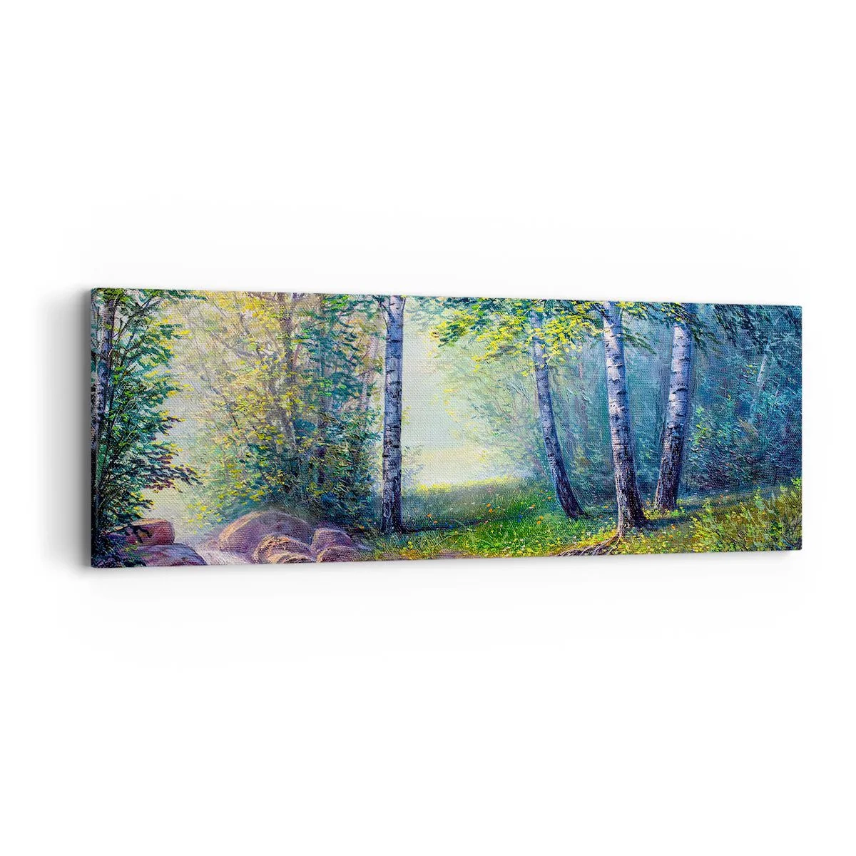 Obraz na plátne - Idylické prostredie - 90x30 cm