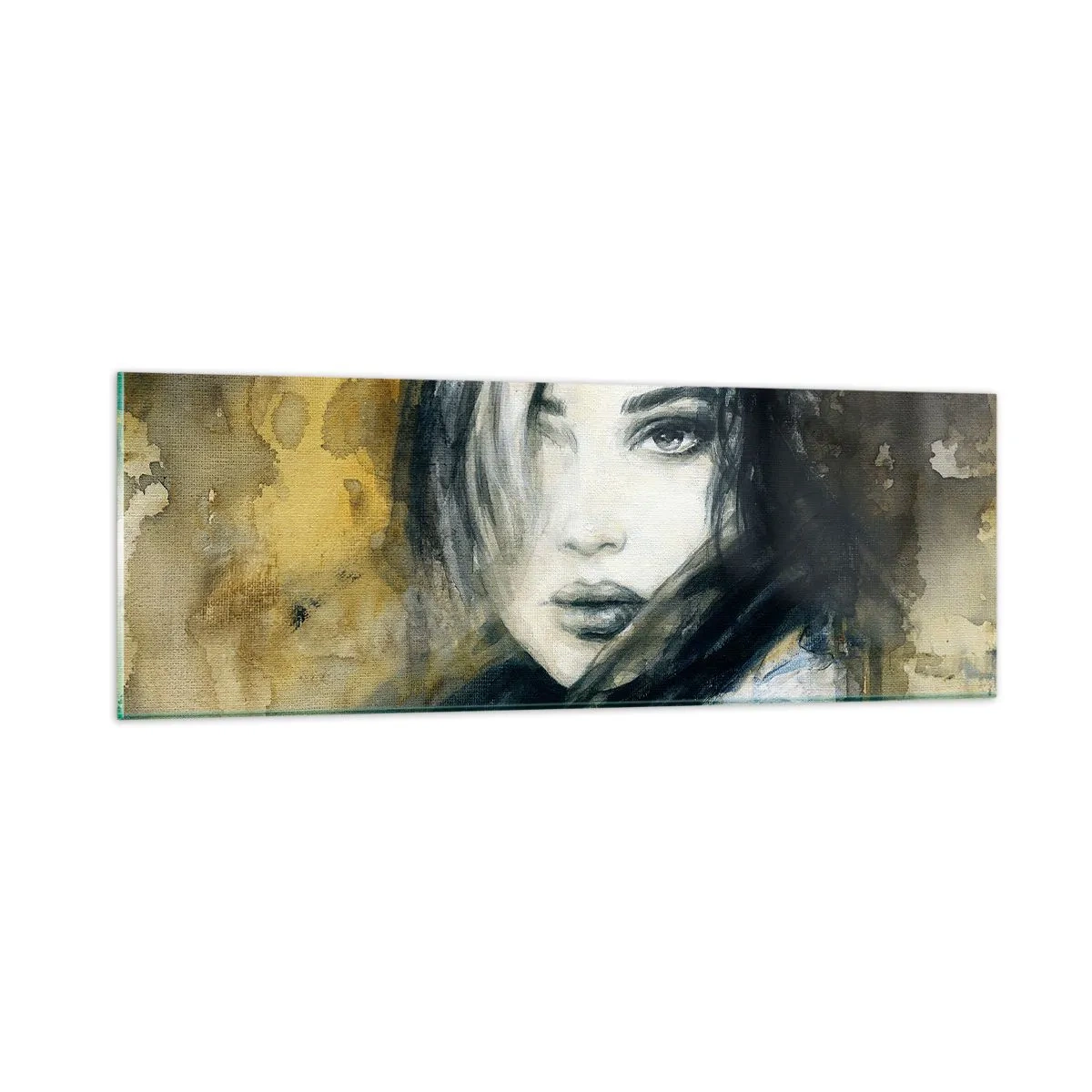 Obraz na skle - viac nevinná alebo zmyselná? - 90x30 cm