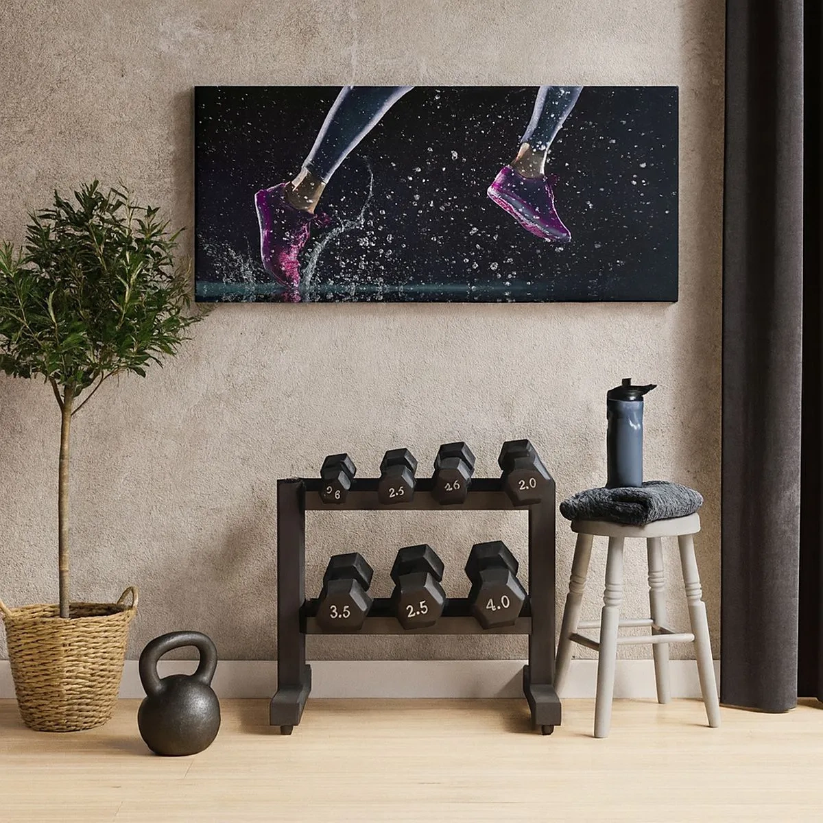 Obraz na plátne - Bež ako vietor - 100x40 cm