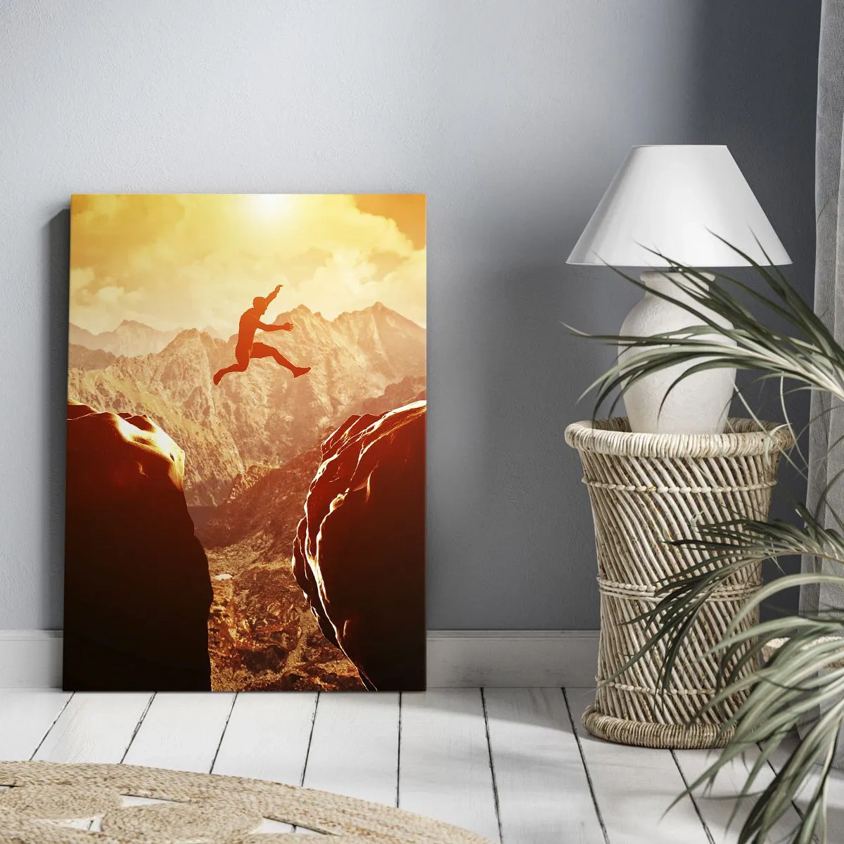 Obraz na plátne - Prekročením hraníc - 45x80 cm
