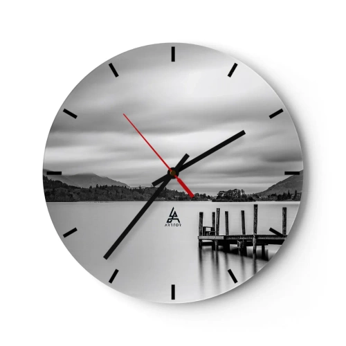 Nástenné hodiny - Jemnosť a sila - 40x40 cm