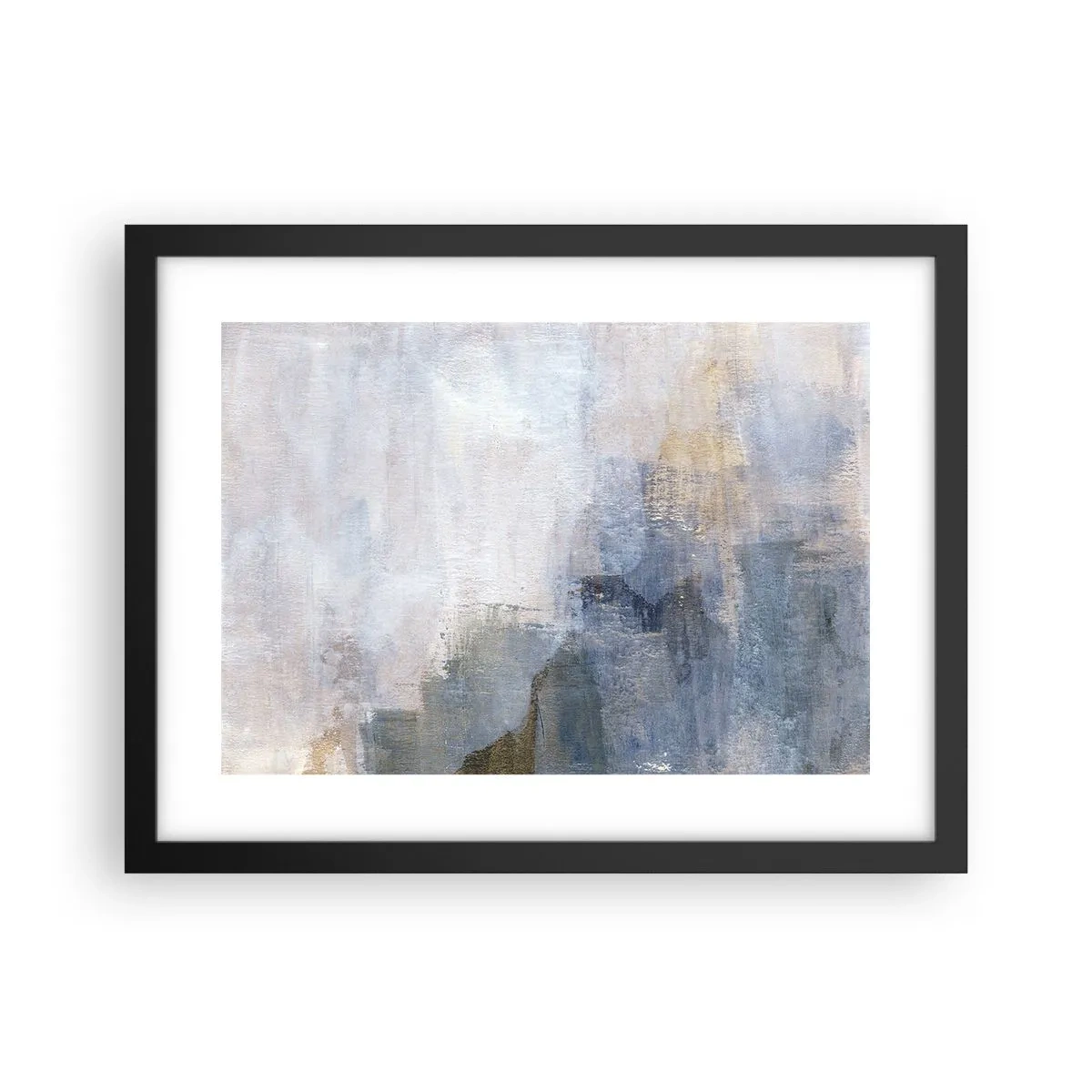 Plagát v čiernom ráme - Tóny a akordy farieb - 40x30 cm