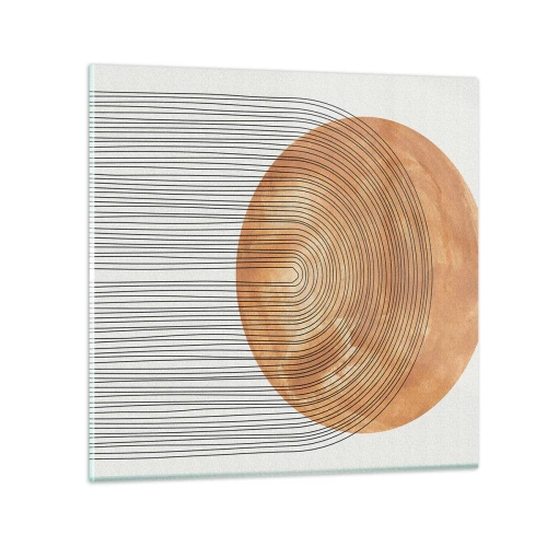 Obraz na skle - Slnečná kompozícia - 30x30 cm