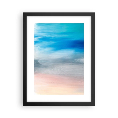 Plagát v čiernom ráme - Živly: vzduch - 30x40 cm