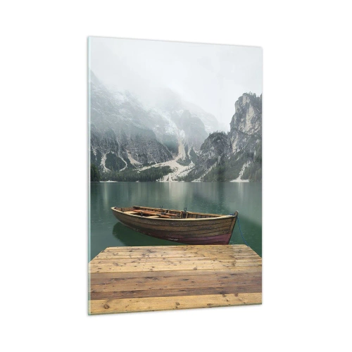 Obraz na skle - „Hrdé skaly vpredu“ - 50x70 cm