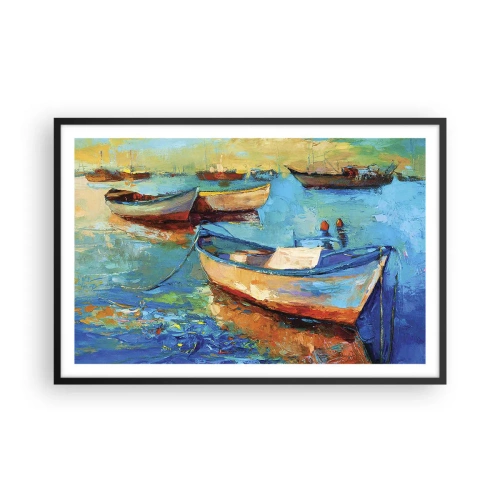 Plagát v čiernom ráme - V južnom zálive - 91x61 cm