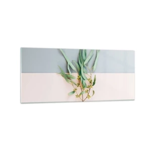 Obraz na skle - Pastelová jemnosť - 120x50 cm