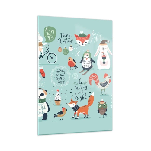 Obraz na skle - Nech sú vždy Vianoce! - 50x70 cm