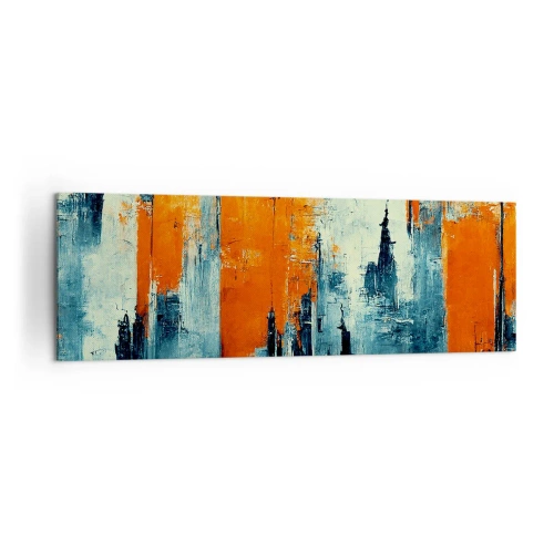 Obraz na plátne - Moderná krajina - 160x50 cm