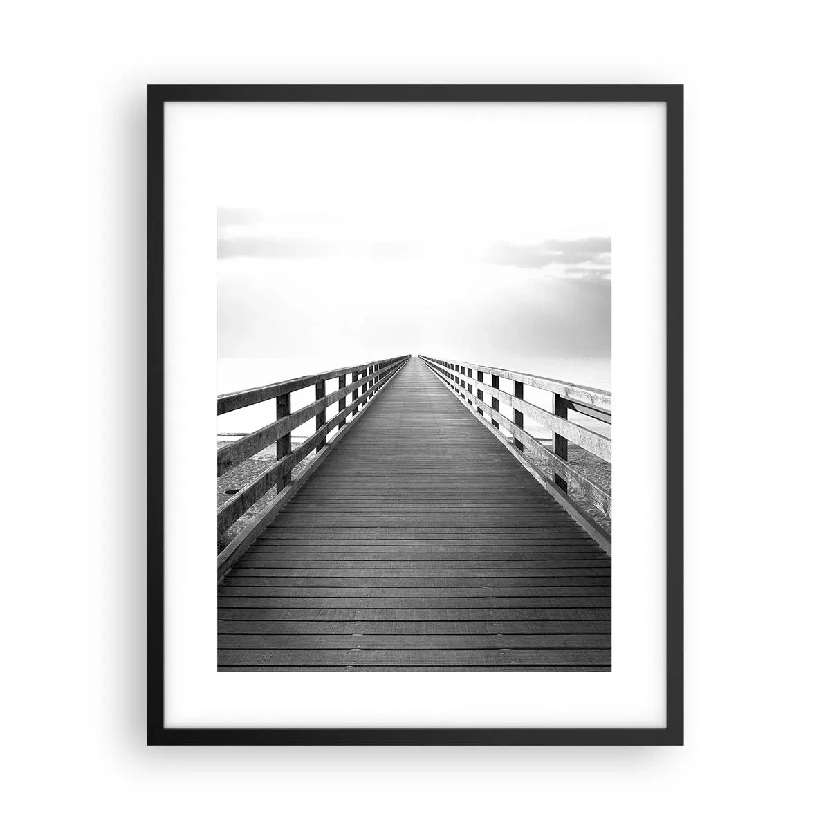 Plagát v čiernom ráme - Do diaľky… - 40x50 cm
