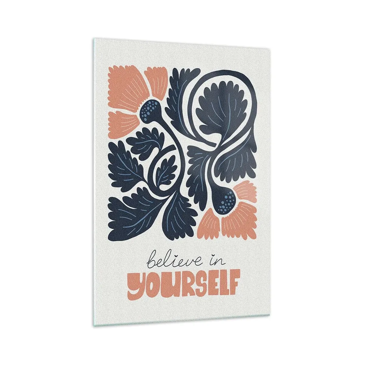 Obraz na skle - A ty rozkvitáš - 70x100 cm