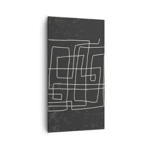 Obraz na plátne - Nie je to tak jednoduché - 55x100 cm