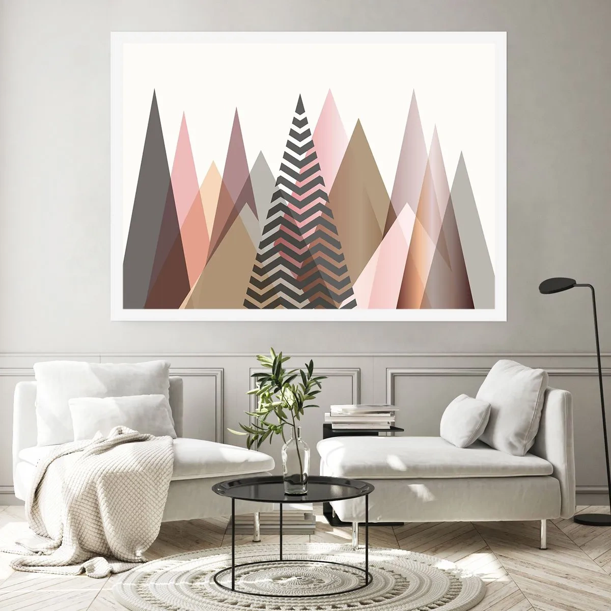Plagát - Pyramidálny pohľad - 40x30 cm