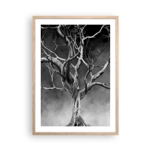Plagát v ráme zo svetlého duba - Pôvodné a sväté - 50x70 cm