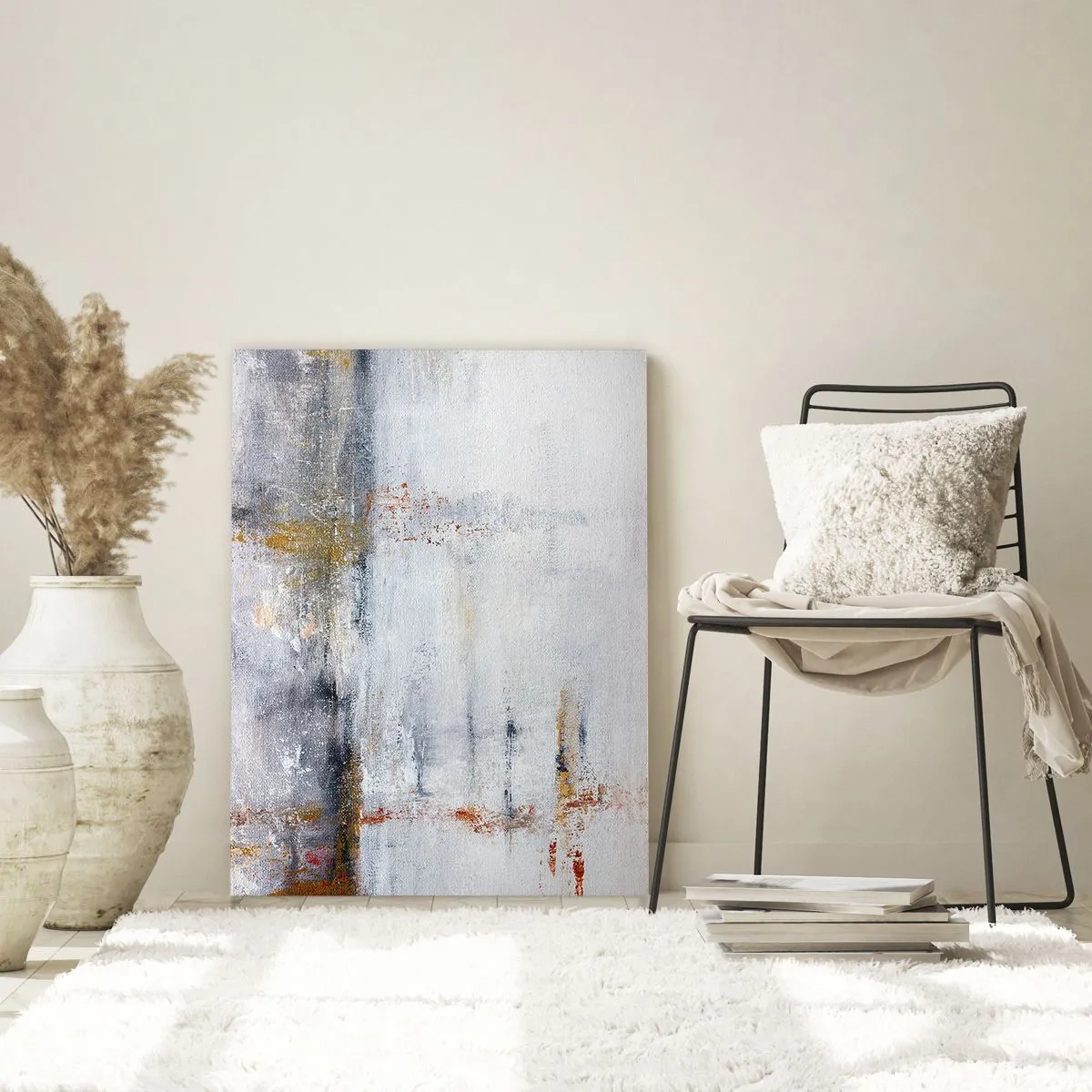 Obraz na skle - Za závojom vzduchu - 80x120 cm