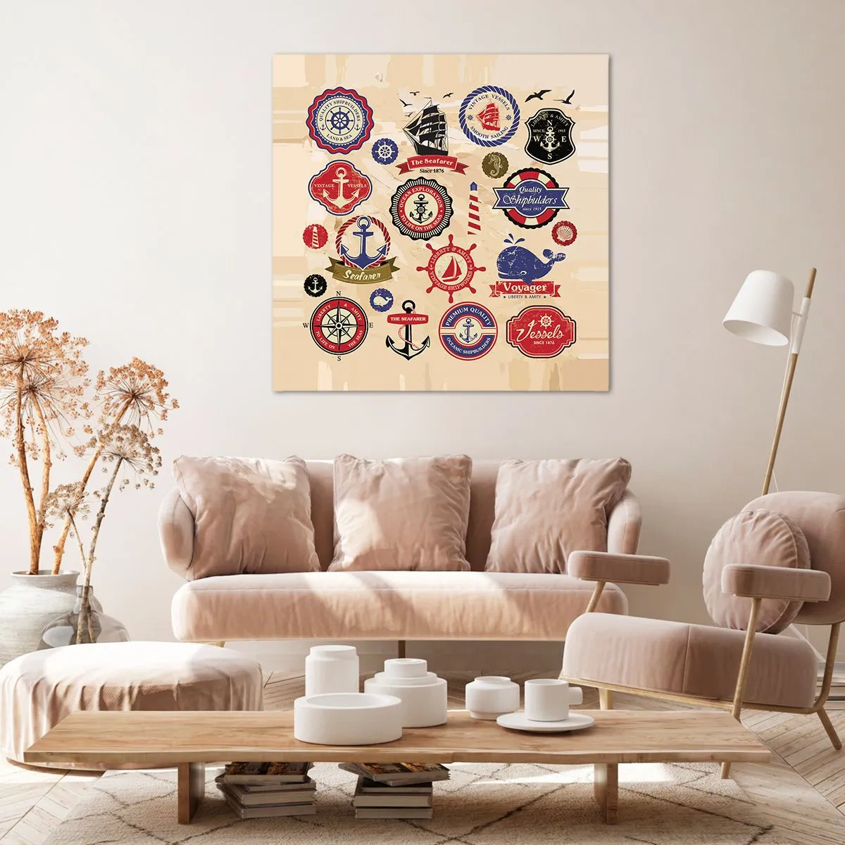 Obraz na plátne - Námornícke bratstvo - 50x50 cm