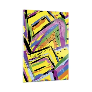Obraz na skle - Až kričí radosťou - 50x70 cm