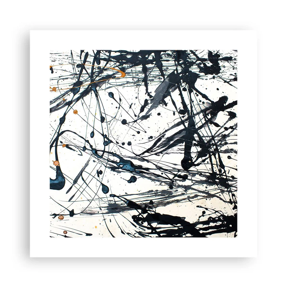 Plagát - Expresionistická abstrakcia - 40x40 cm