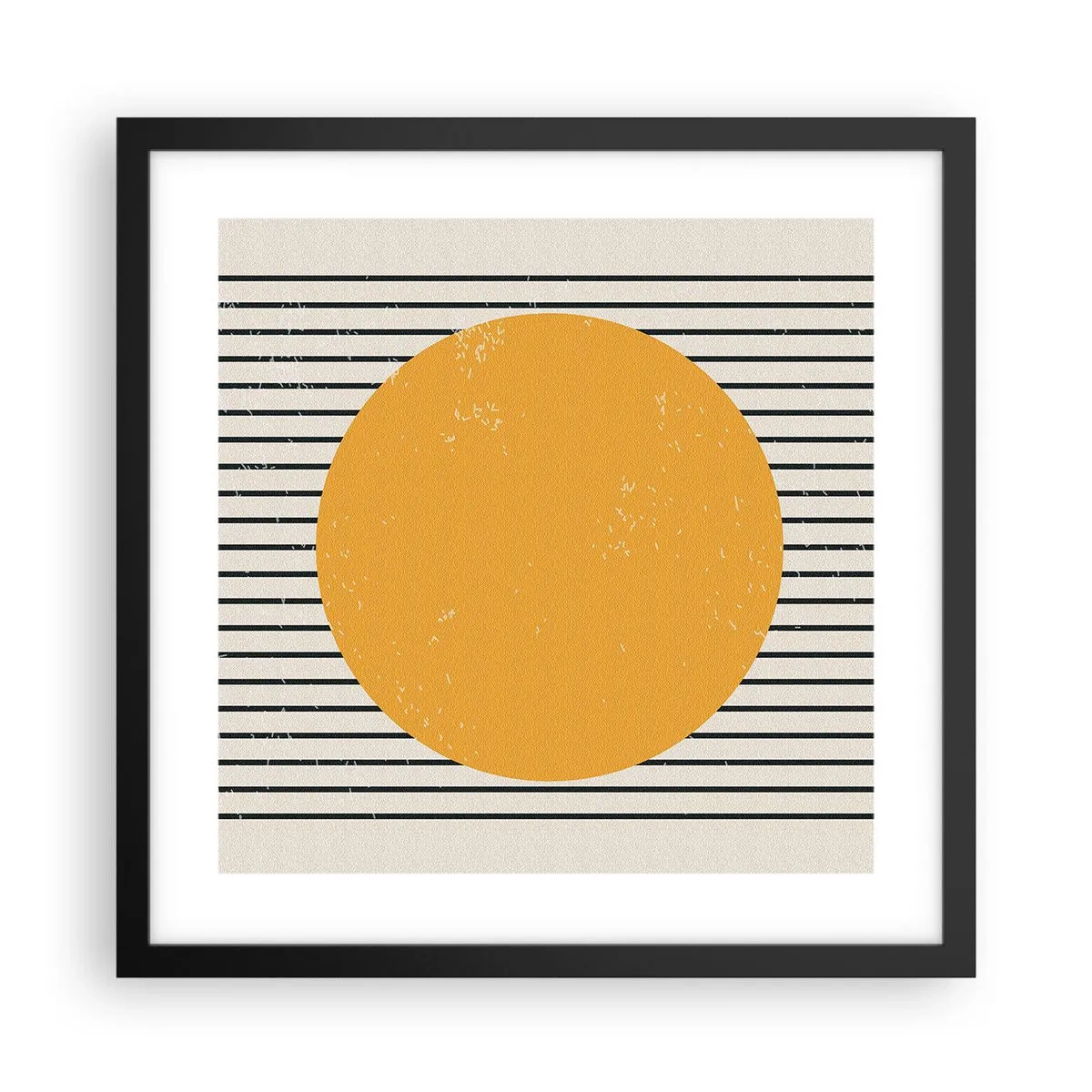 Plagát v čiernom ráme - Sila jednoduchosti - 40x40 cm