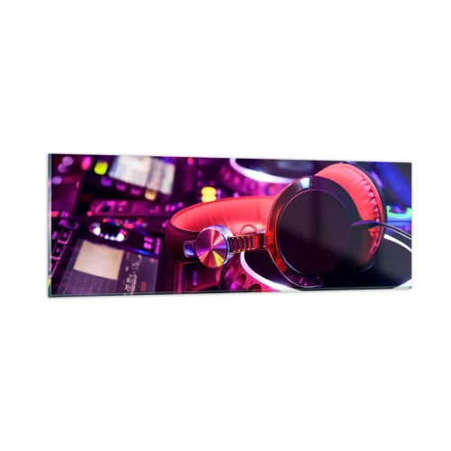 Obraz na skle - Než začne zábava - 90x30 cm