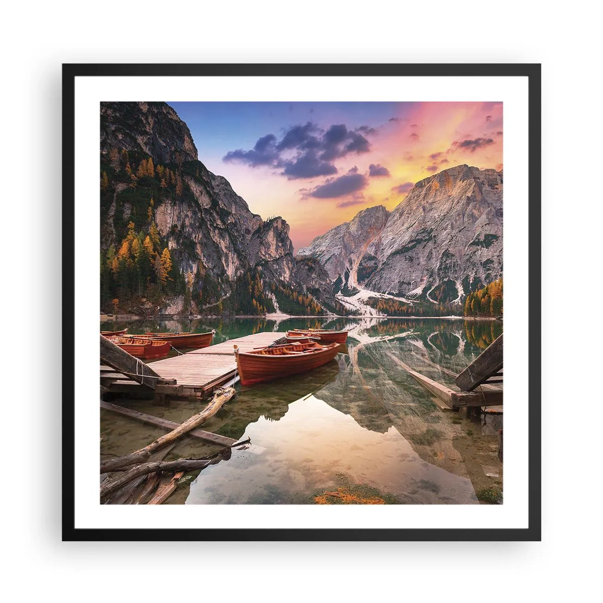 Plagát v čiernom ráme - Sľub dňa - 60x60 cm