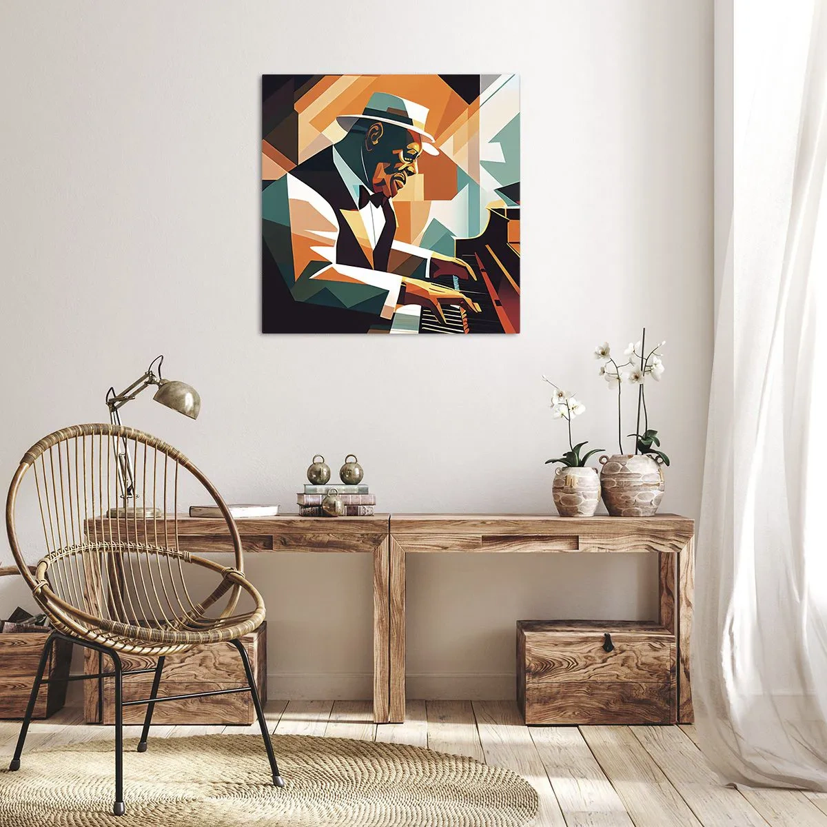 Obraz na plátne - Celý tento jazz - 30x30 cm