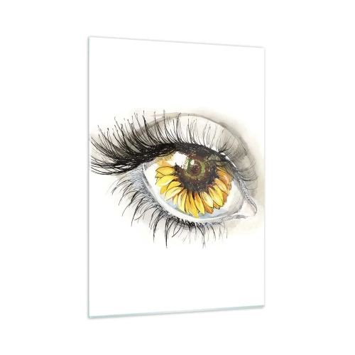 Obraz na skle - Pohľad žeravý ako leto - 50x70 cm