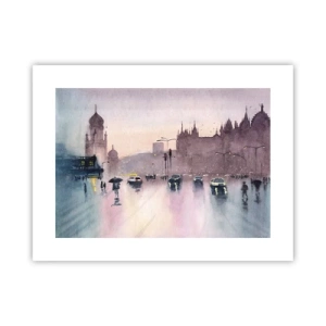 Plagát - V daždivom opare - 40x30 cm